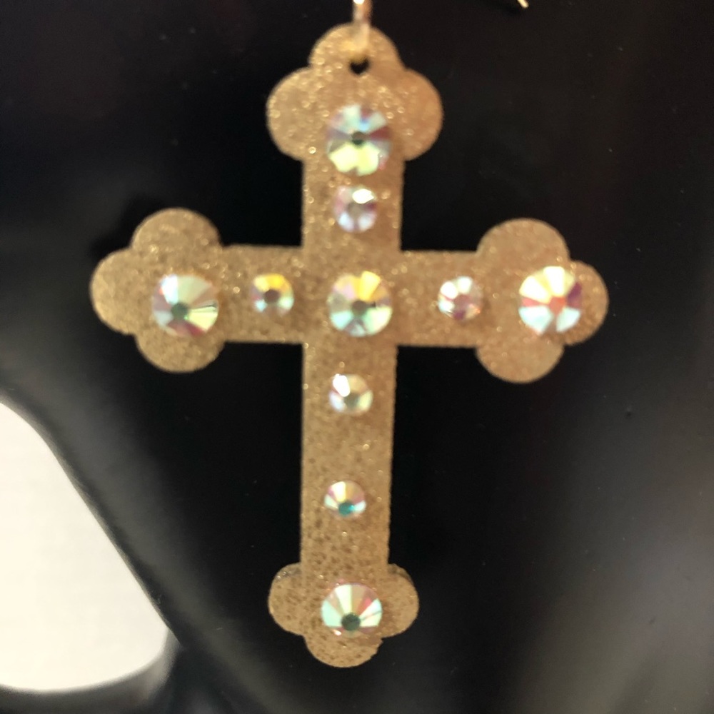 Cross earrings